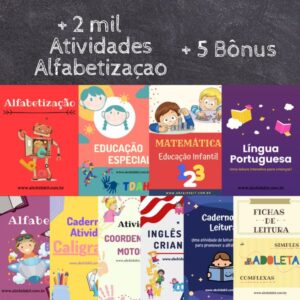 ABC KIDS - Atividades para Alfabetização - Mais de 2000 atividades e 5 Bônus