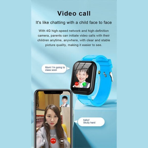 Relógio Infantil com Chamada de Vídeo e GPS - Segurança e Comunicação para Crianças.