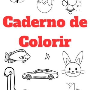 Caderno de Colorir para Crianças - 201 páginas + Bônus